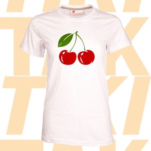 Tshirt white cherries