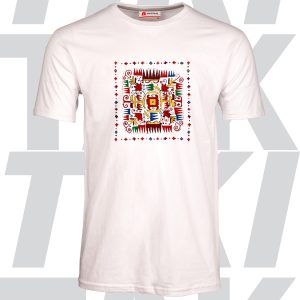 Мъжка тениска с шевица Слънце