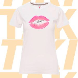 Дамска тениска за Свети Валентин P.S. I Love you