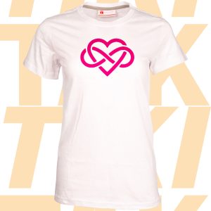 Дамска тениска за Свети Валентин Pink love